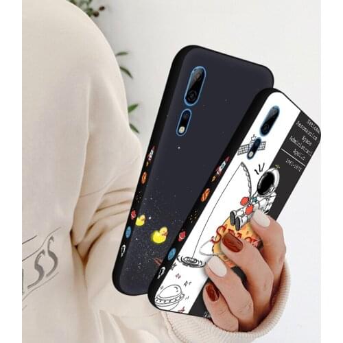 Side Print Phone Case For ZTE Axon 10 Pro A2020 Space Astronaut Back Cover For Nubia Play Red Magic 6 Pro 5G