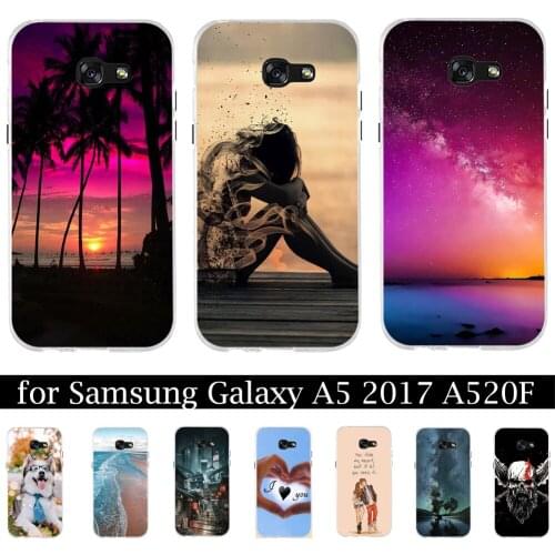 CEOTNG Case For Samsung Galaxy A5 2017 Case Soft Silicone Fundas For Samsung A5 2017 A520F TPU Phone Back Cover Cases