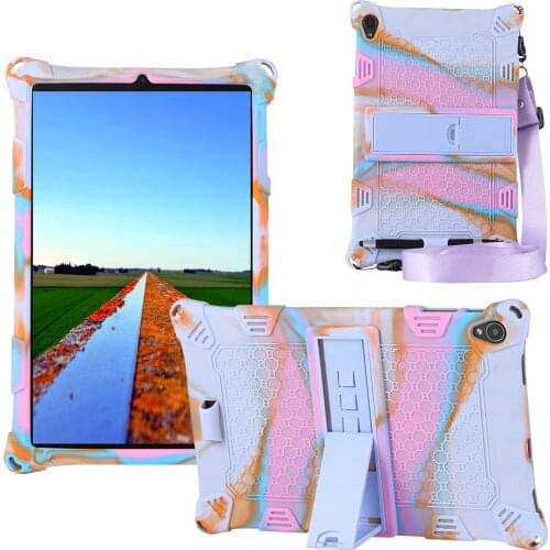 Case for Alldocube Iplay 40 Iplay40 10.4"Tablet Silicone Stand Cover with Shoulder Strap Case+ Touch Pen