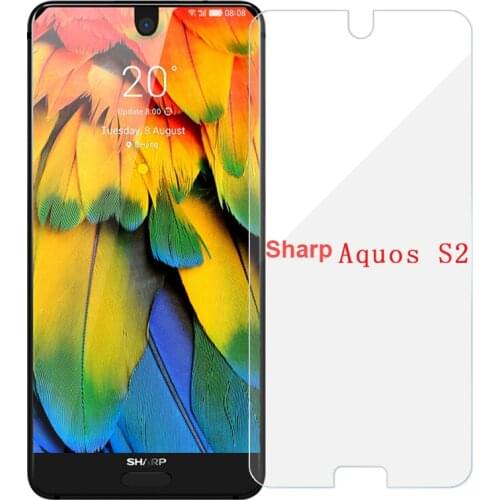 For Sharp Aquos S2 Glass Ultra-Thin Transparent Tempered Glass Film For Sharp Aquos C10 Screen Protector Easy To Install Film