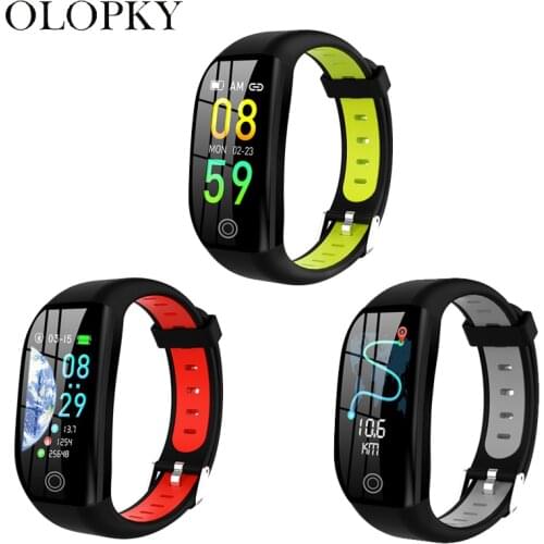 F21 Smart Wristband IP68 Waterproof Bracelet Blood Pressure Monitor Sleep Tracker Pedometer Fitness Bluetooth Smart Watch