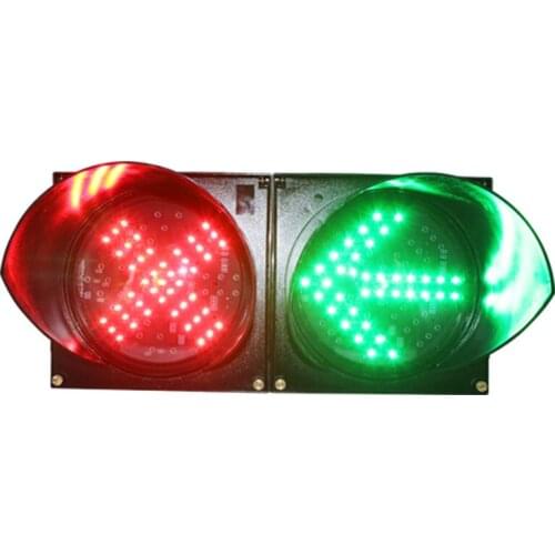 AC85-265V new design PC housing 200mm red cross green arrow LED traffic signal light for sale