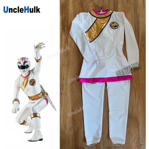 Hyakujuu Sentai Gaoranger Gao White Cosplay Costume - Tops and Trousers | UncleHulk