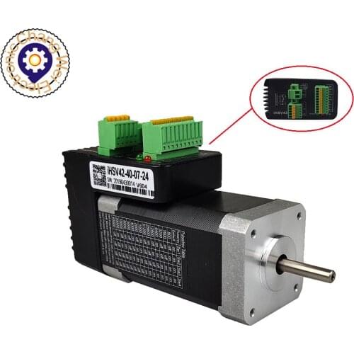 IHSV42-40-07-24Drive Control Integrated Servo Motor 42 Integrated DC Servo Motor Nema17 78W 0.185NM 1000 Line Encoder 20-36VDC
