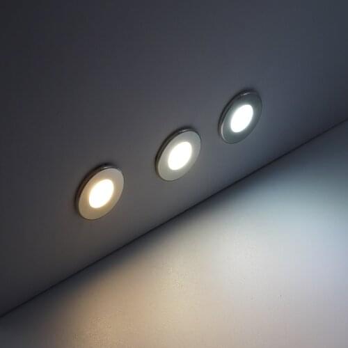 Mini LED Underground Light 1W DC12V Recessed Uplight IP67 Garden Deck Light Stair Step Corner Wall Light Path Inground Light