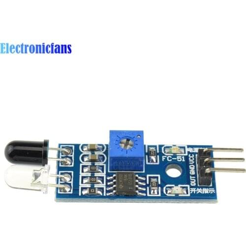 Smart car Obstacle avoidance Infrared Sensor module Reflective photoelectric