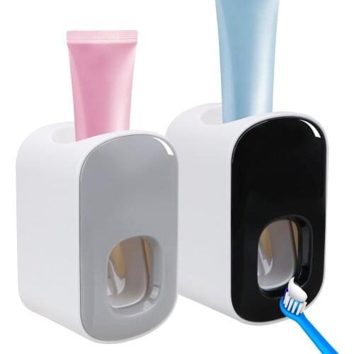 Wall Mount Toothpaste Squeezers Bathroom Accessories Toothpaste Dispenser Bathroom Toothbrush Holder Tool
