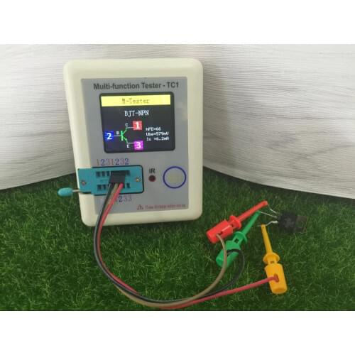 New Transistor Tester TFT Diode Triode Capacitance Meter LCR ESR NPN PNP MOSFET
