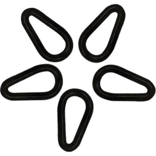 20PCS )Carp Fishing Tear Drop Rig Ring Matt Black fishing Accessories Library fishing, carp fishing accessories