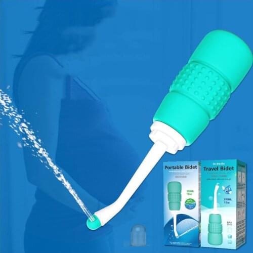 Portable Hand Press Bidet Cleaner Outdoor Bottle Packets Body Flusher Washing H3CF