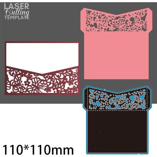 Cutting Dies Lace T-shirt Stencil Craft for Scrapbook Stamps Dies Embossing Paper Gift Card 110*110mm