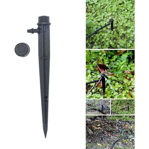Adjustable Water Flow Irrigation Drippers On Stake Emitter Drip System Hot 5pcs