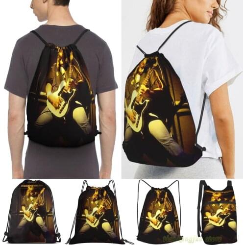 Rick Parfitt Women Purpose Drawstring Backpack Bags Men Outdoor Travel Backpacks For Gym Training Swimming Fitness Bag
