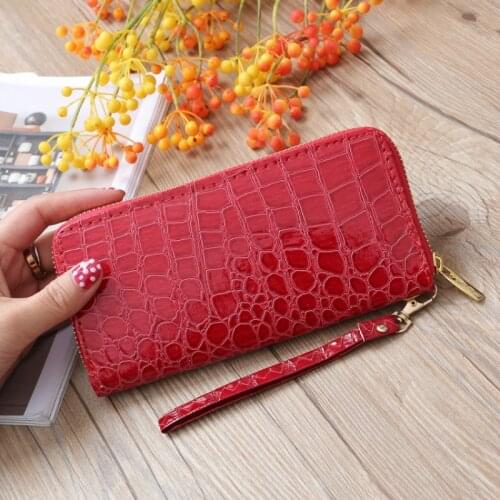Wallet Ms Thin Slim Wallet Pu Leather Long Female Clutch Women Wallets Coin Hand Purse Pocket Long Section Billetera Femenina