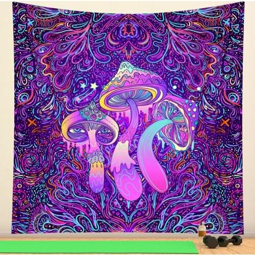 Psychedelic scene animal wall decoration mandala tapestry boho style bedroom wall hanging home decor hippie sheets yoga mat