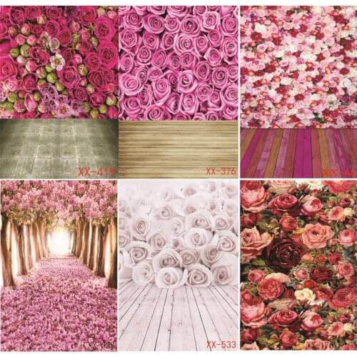 ZHISUXI Vinyl Custom Photography Backdrops Prop Valentine day floral floor Theme Photography Background #21162