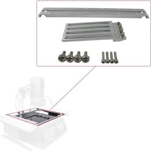 PCB clamp BGA fixture with screws (x 4pcs) & Bottom support clamp (x2pcs) For ACHI IR 6000 rework station