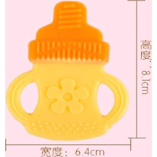 Baby teeth that fawn molar rod giraffe to bite the teether safty Baby Teether Pacifier Cartoon Teething Nursing Silicone