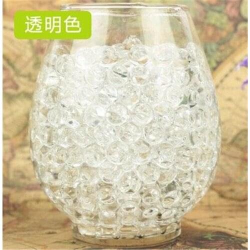 200 pcs Plant Crystal Soil Mud Grow Water Beads Hydrogel Magic Gel Jelly Balls Sea Baby Growing in Water Vase Home Decoration