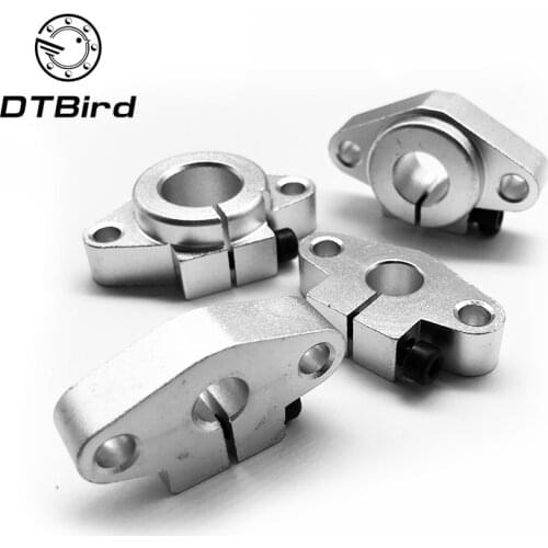 SHF8 SHF10 SHF12 SHF16 aluminum linear Rod Rail Shaft Support CNC Router parts 3d printer parts