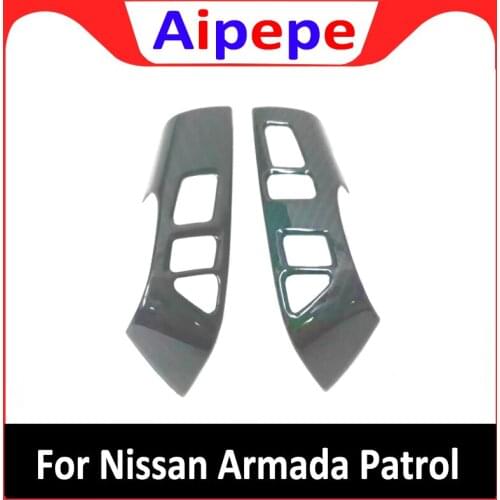 ABS Car Steering Wheel Button Cover Trim For Nissan Armada Patrol Royale Nismo Infiniti QX56 QX80 Y62 2016 2017 2018 2019 2020