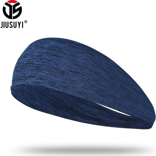 Breathable Headbands Headwear Wide Soft Head Hair Band Hairband Sweat Bandages Sweatband Stretch Moisture Wicking Men Women