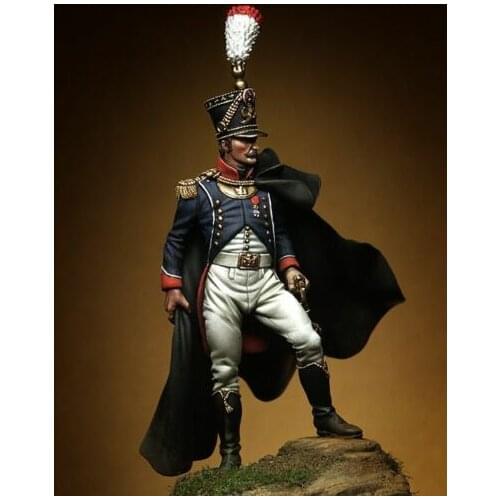New Unassembled 1/32 54mm ancient French Grenadier stand (WITH BASE ) Resin Figure Unpainted Model Kit
