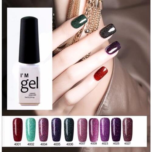 Gel nail polish GLITTER Nail Art decorations Stamping polish BLING Gel varnish Nails tools 2018 Summer BEAUTY Lacquer Safety