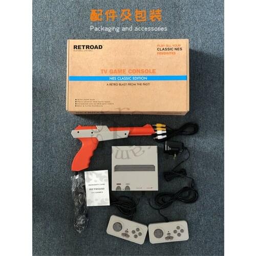 RETROAD 8Bit Classic Edition Gaming Console for 72P 60P Game Cartridge Retro Family Video Game System For Zapp Gun Duck shooting