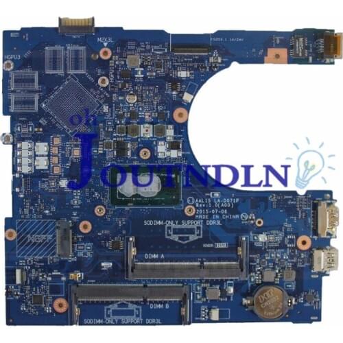 JOUTNDLN FOR Dell Inspiron 5559 Laptop Motherboard LA-D071P 88XGN 088XGN CN-088XGN AAL15 W/ i3-6100U CPU