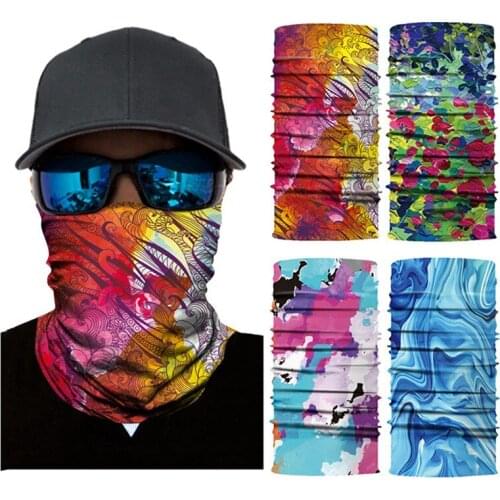 Lag Digital Printed Multi Functional Scarf Face Dust Cover Outdoor Sport Cycling Head Face Magic Scarf Dustproof Windproof s