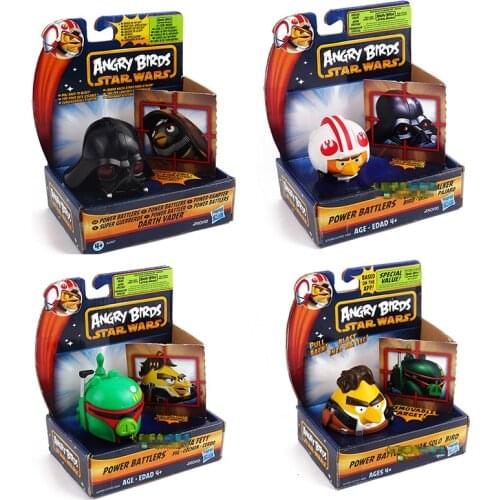 Hasbro AngryBirds Bird Star Wars Black Samurai Bad Piggies Pull Back Car Model Toys