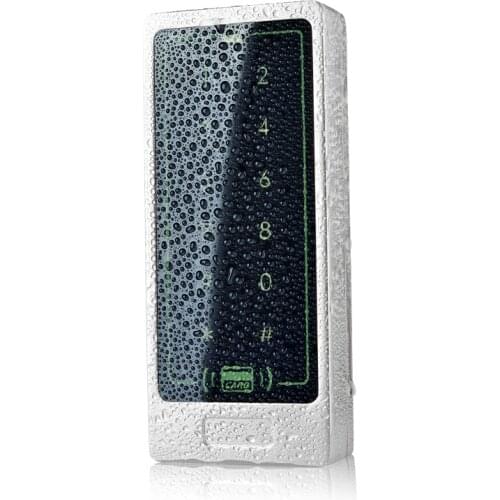 Independent Metal Access Control Password Keyboard Outdoor IP68 Waterproof RFID Keyboard Touch Access Control System, Rainproof