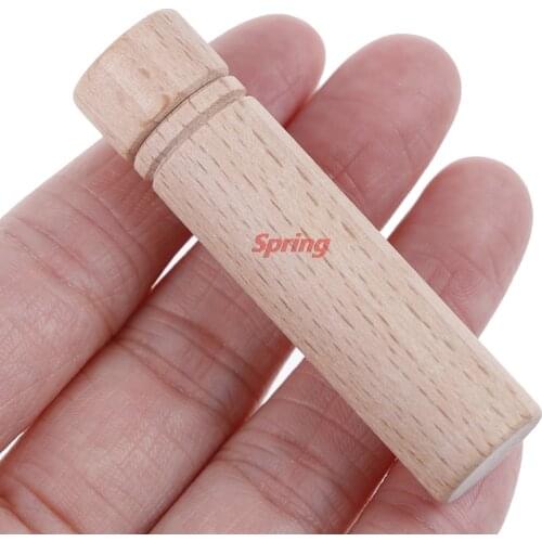 New 1Pc Wooden Portable Needle Storage Case Wooded Container DIY Sewing Embroidery Pins Organizer