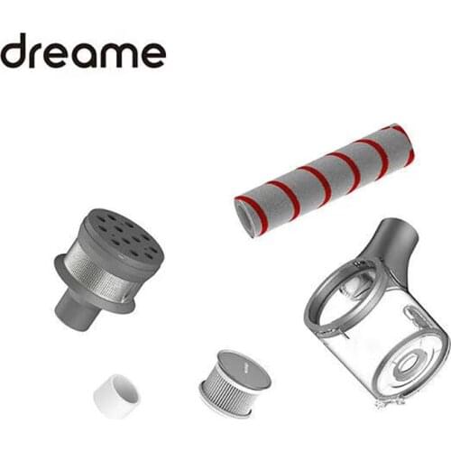 Original Dreame T20 Handheld Vacuum Cleaner Spare Part Kits HEPA Filter Roller Brush Soft Fluff Brush Main Brush