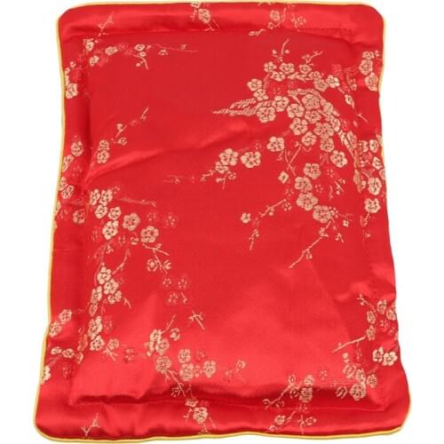 Party Blessing Baby Style Anti-headrest Pillowcase Cotton + Polyester Material Cassia Filled Baby Pillow Gold Border Embroidery