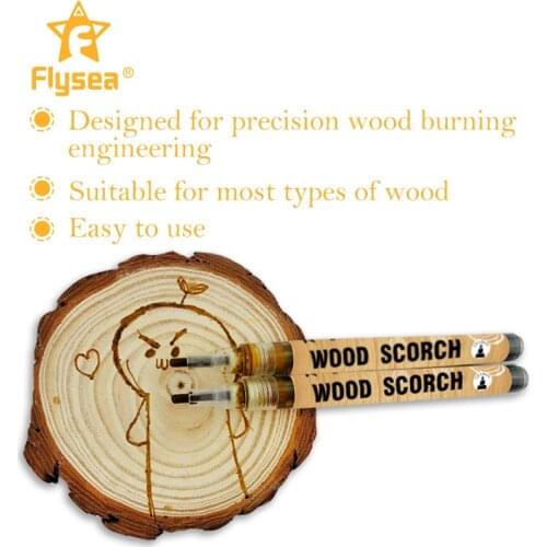 Pyrograph Pen Wood Marking Pens Scorch Pen Wood Marking Pens DIY Design Handicraft Burning Pencil