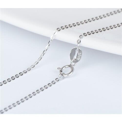 Silver Necklace Chain Shine Chains Sterling Silver Necklace Chains for Jewelry