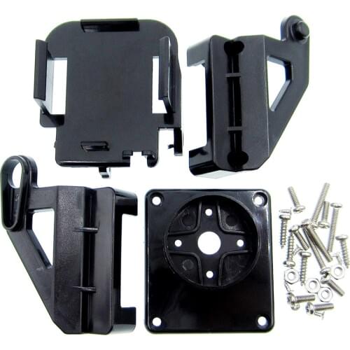 10pcs/lot Servo bracket PT Pan/Tilt Camera Platform Anti-Vibration Camera Mount for Aircraft dedicated FPV nylon PTZ for SG90