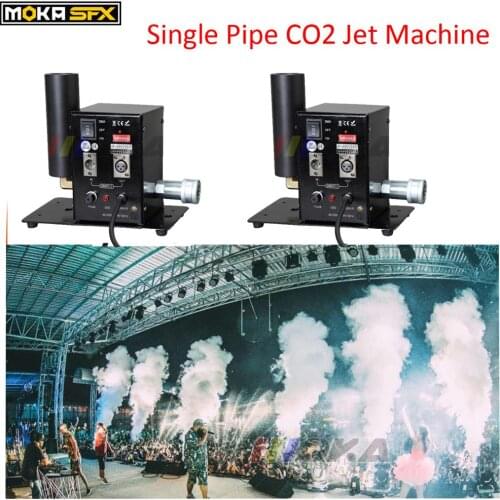 2piece MINI Single Tube CO2 Cannon Cryo Fog Machines liquid CO2 Jet Effect Co2 Jet Blasters for Night Club Party Disco