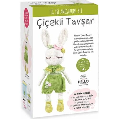 Amigurumi Floral Rabbit Making Set