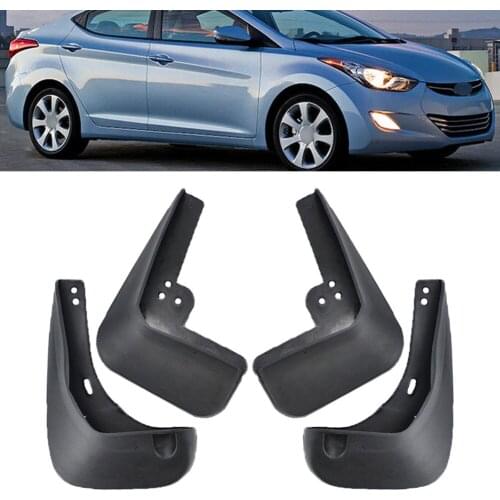Car Mud Flaps Mudguards Splash Guards Fender Mudflaps 4Pcs/Set For Hyundai Elantra 2011 2012 2013 2014 2015 2016