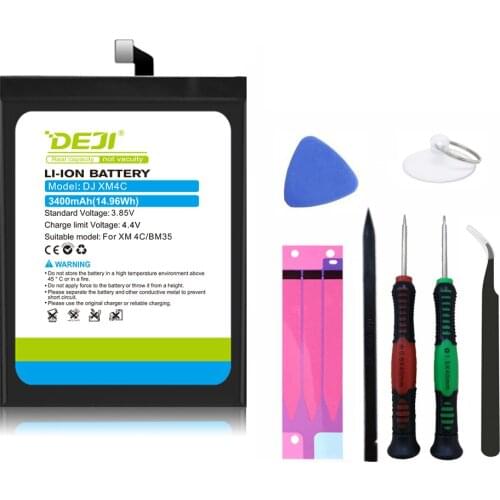 DEJI for xiaomi 4C battery real capacity mi4C replacement internal battery with free tool 12 month warranty BM35