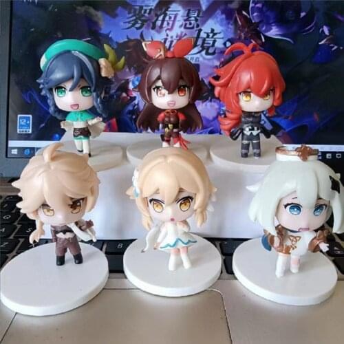 Anime 16CM Demon Slayer Kimetsu no Yaiba figure Kamado Tanjirou Action Figure Agatsuma Zenitsu Nezuko Warrior PVC Model Toys