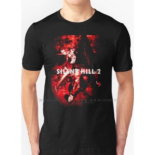 Silent Hill 2 T Shirt 100% Pure Cotton Silent Hill Silent Hill 2 Horror Survival Horror Video Game Cult Movie