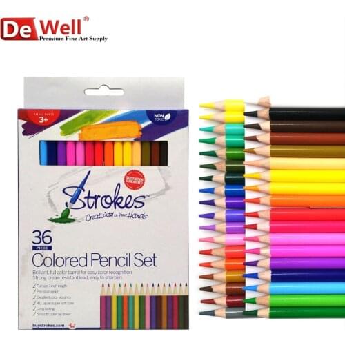 Artist Quality Color Pencils 36 lapices de color Professional Non-toxic Lead-free Oil Based Colored Pencils for School Supplies