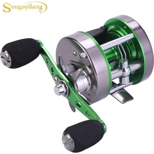 Sougayilang XLT400-600 Trolling Fishing Reels 6+1BB 5.3:1 High Speed Gear Ratio Full Metal Drum Fishing Reel Max Drag 25kg