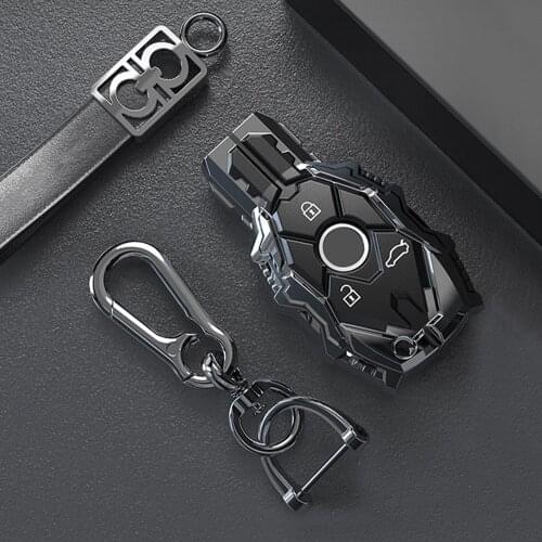 New Zinc Alloy 3 Buttons Car Remote Key Case Cover Fob For Mercedes Benz A B C E S G-Class CLA CLS GLA GLC GLK SLK Car Styling