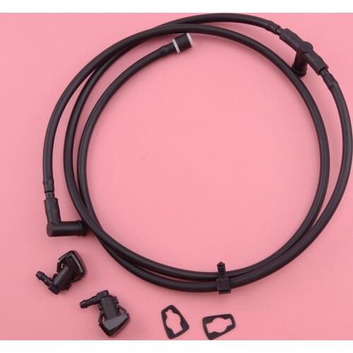 Windshield Washer Hose Jet Nozzles Plastic Black fit for Ford F250 F350 Super Duty 2011 2012 2013 2014 2015 2016 BC3Z-17K605-B