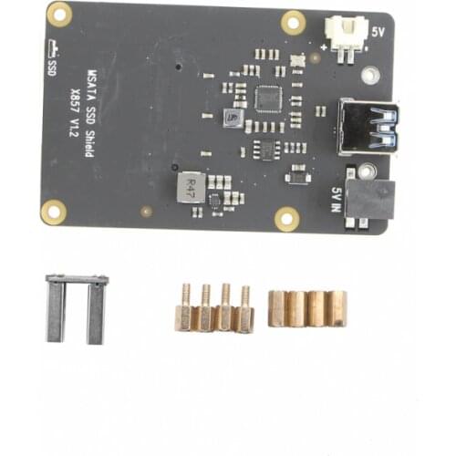 For Raspberry Pi 4B X857 V1.2 MSATA SSD Expansion Board Storage Module USB 3.1 for Raspberry Pi 4B